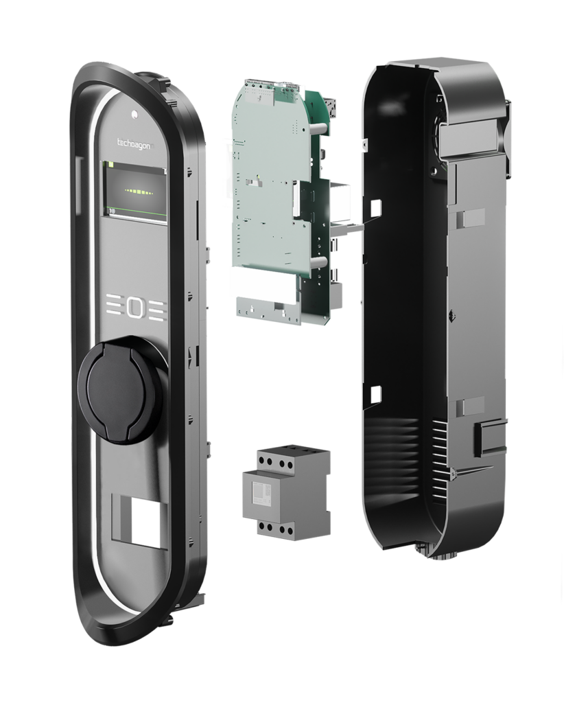 Explosionszeichnung Technagon Lademodul